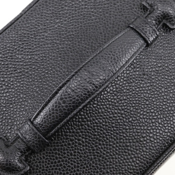 CHANEL Black Caviar Leather Pouch - Picture 5 of 10